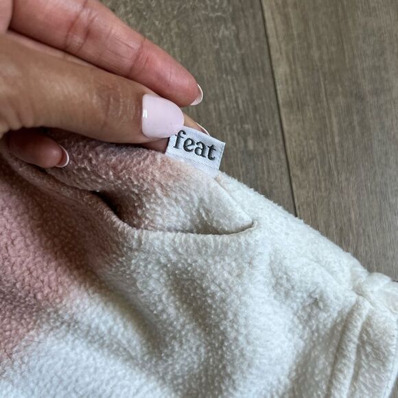 FEAT x Helen Owen Dip Dye Blanket Shorts Size Small - Picture 3 of 4